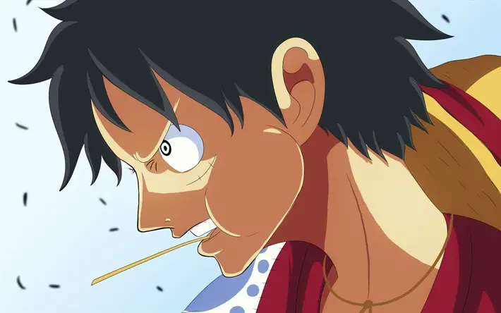 Detail perbandingan figur Luffy asli dan palsu