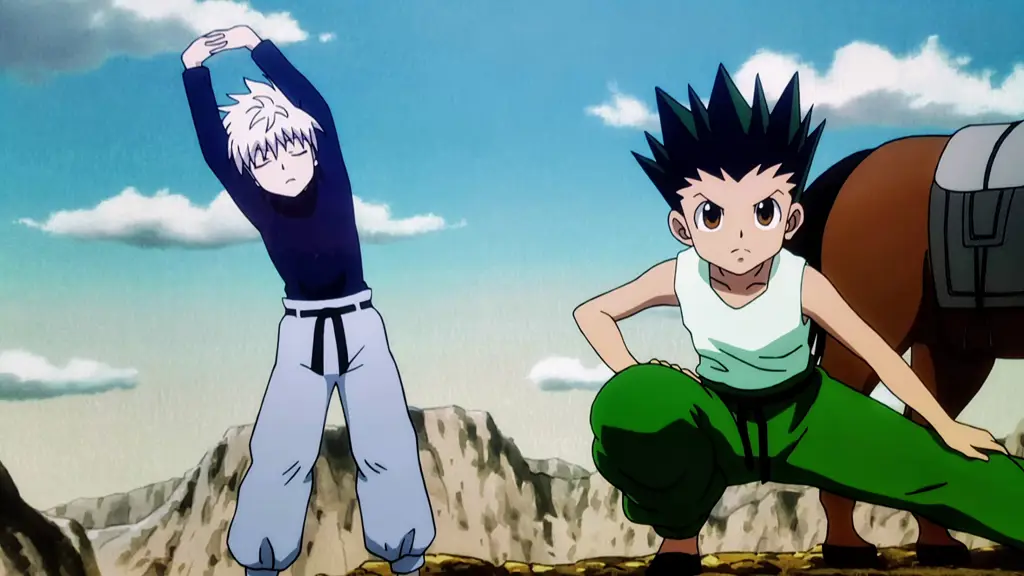 Gambar Gon dan Killua, karakter utama Hunter x Hunter