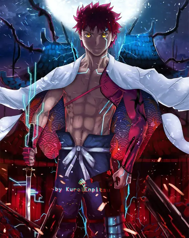 Gambar Shirou Emiya dari Fate Stay Night 2006