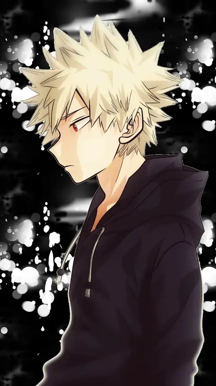 Gambar Bakugo Katsuki dari My Hero Academia