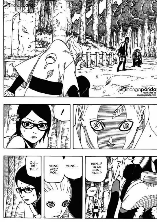 Gambar perkembangan karakter di Naruto chapter 703