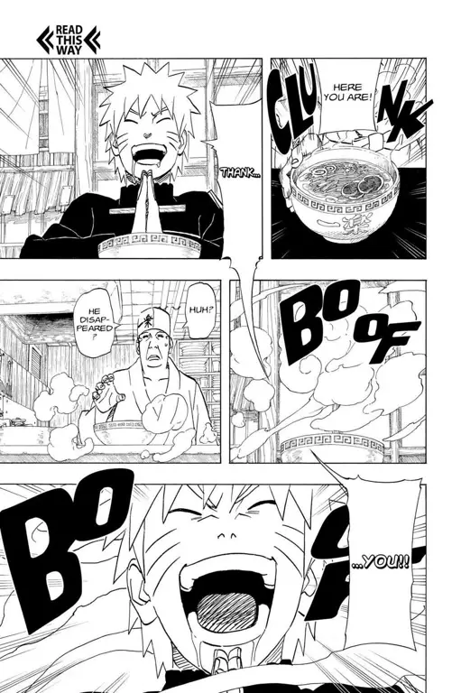 Gambar perkembangan karakter di Naruto chapter 384