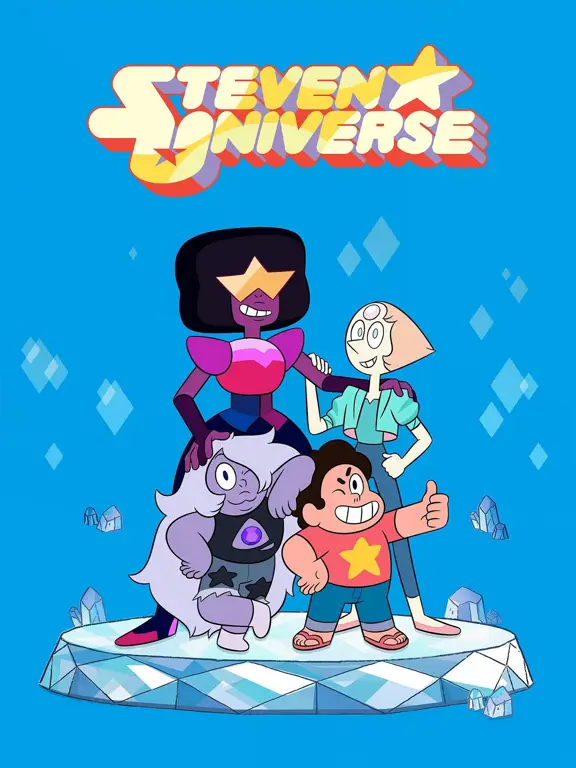 Gambar yang menggambarkan perkembangan karakter di season 5 Steven Universe