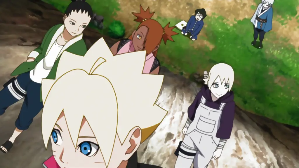 Boruto dan teman-temannya dalam episode pertama