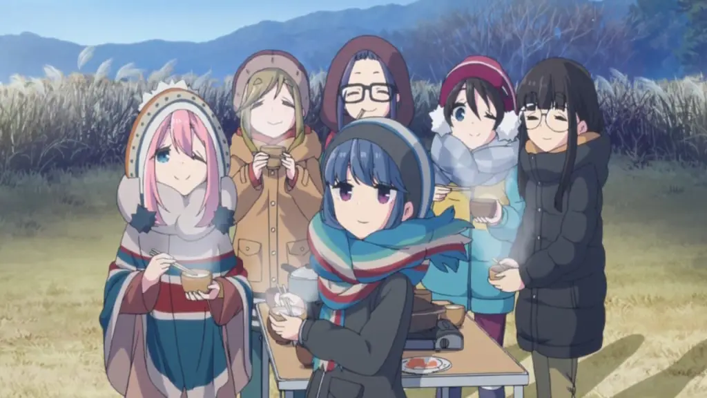 Peralatan berkemah yang digunakan dalam anime Yuru Camp