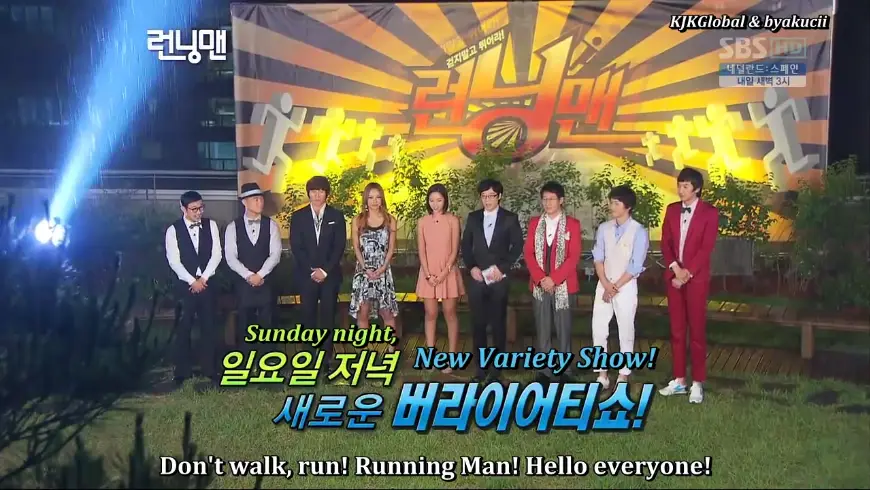 Gambar berbagai macam permainan di Running Man