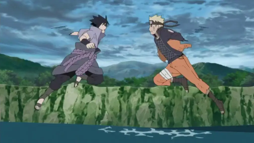 Pertarungan terakhir Sasuke dan Itachi di Naruto Shippuden