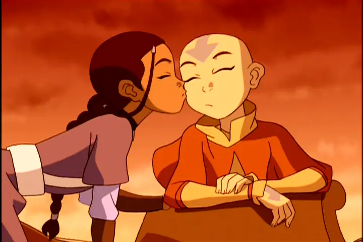 Aang dan Katara dalam petualangan mereka