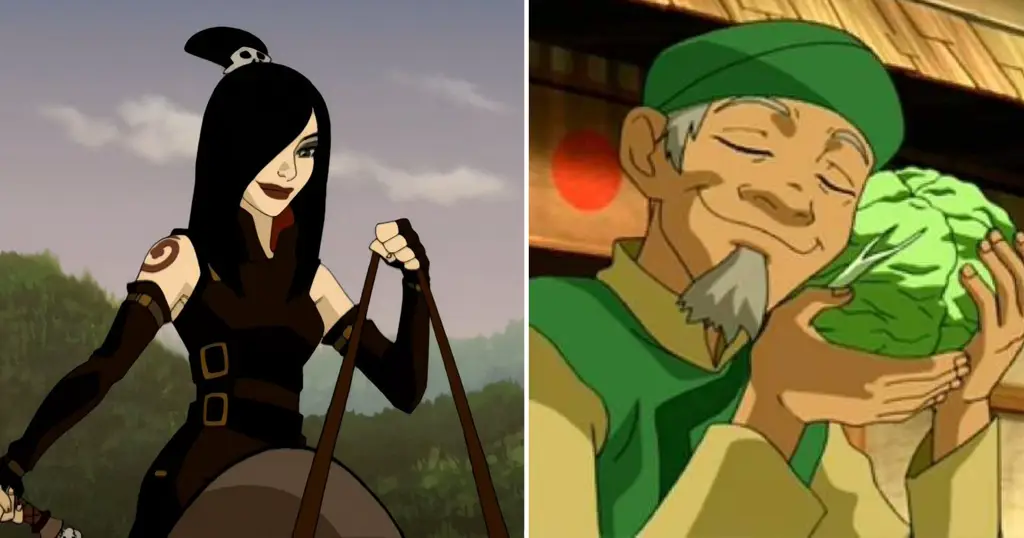 Gambar Aang, Katara, Sokka, dan Toph bersama