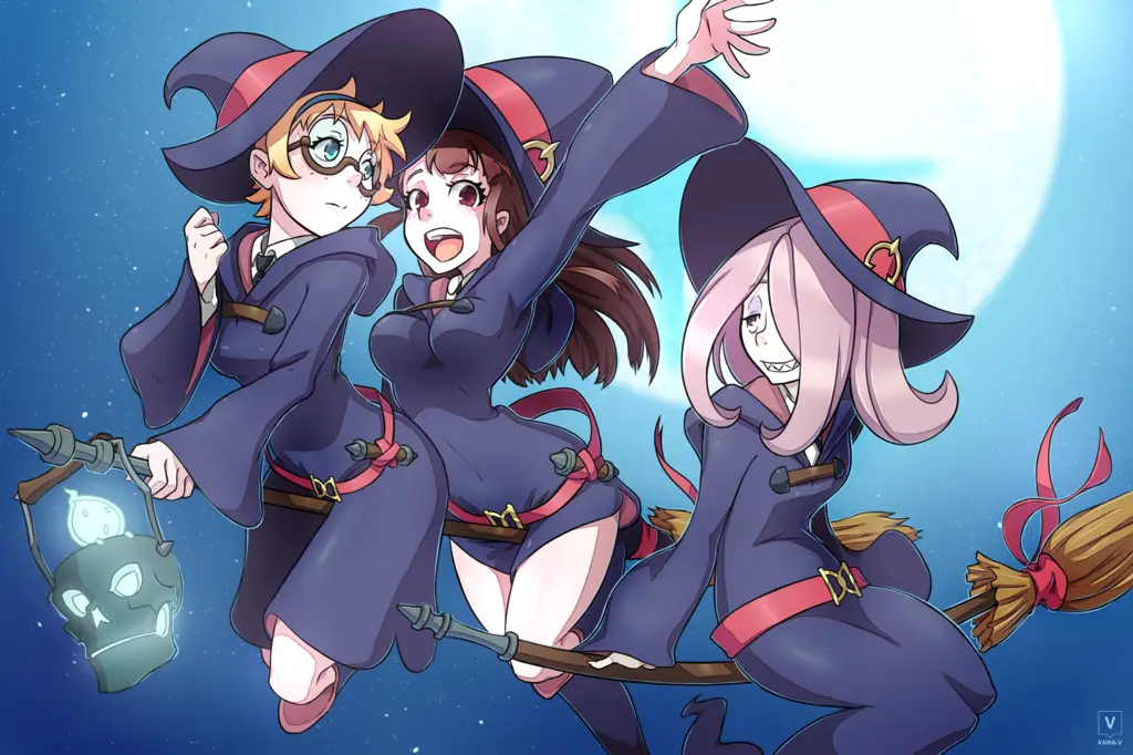 Karakter-karakter utama Little Witch Academia