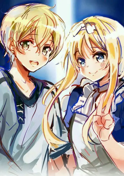 Alice dan Eugeo, dua tokoh penting di Underworld