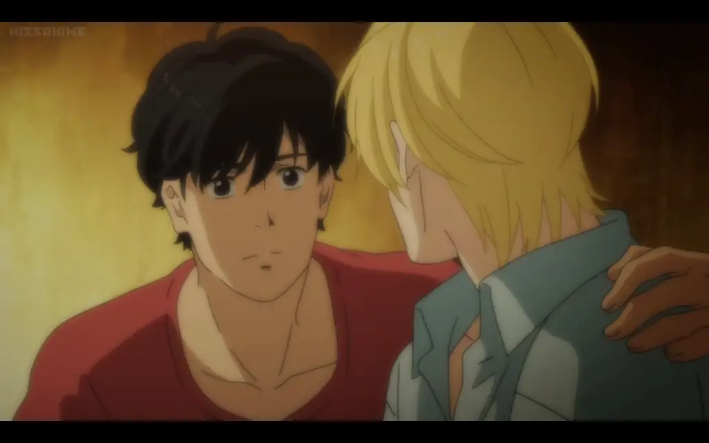 Ash Lynx dan Eiji Okumura dari anime Banana Fish