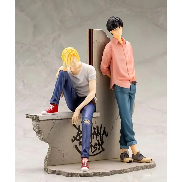 Gambar Ash Lynx dan Eiji Okumura dari anime Banana Fish