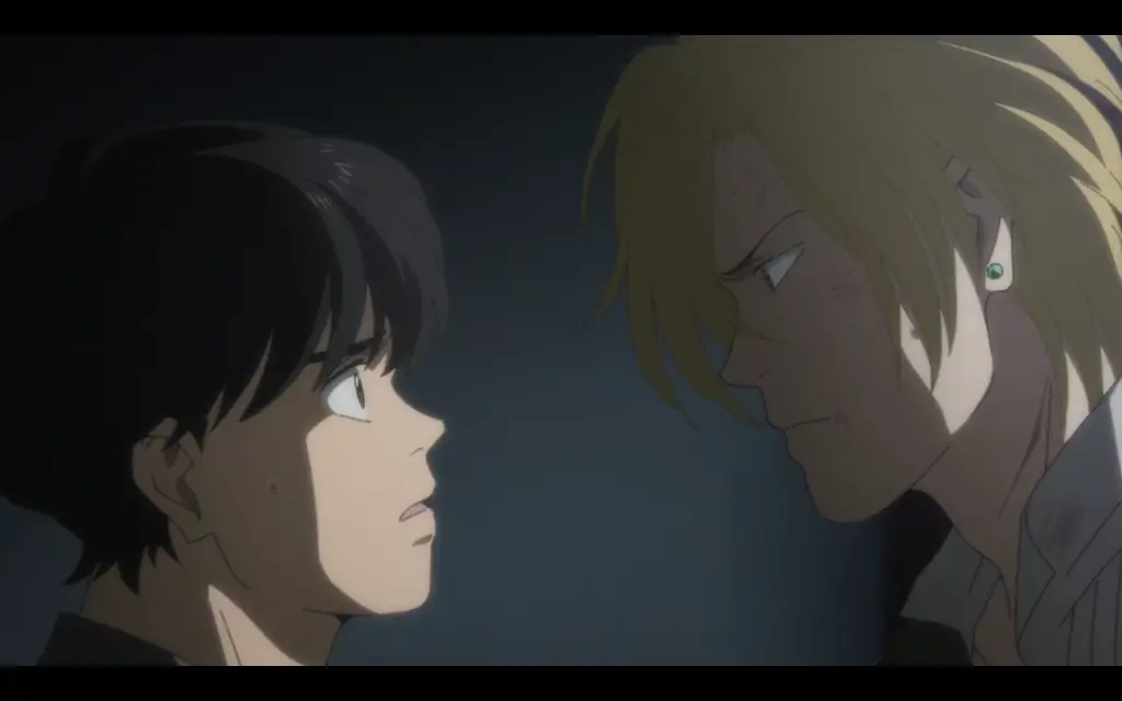 Ash Lynx dan Eiji Okumura dari anime Banana Fish