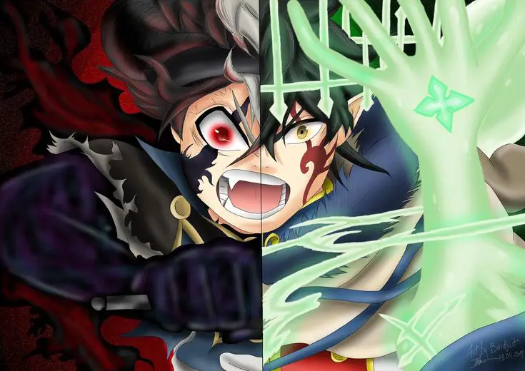 Gambar persahabatan Asta dan Yuno di Black Clover