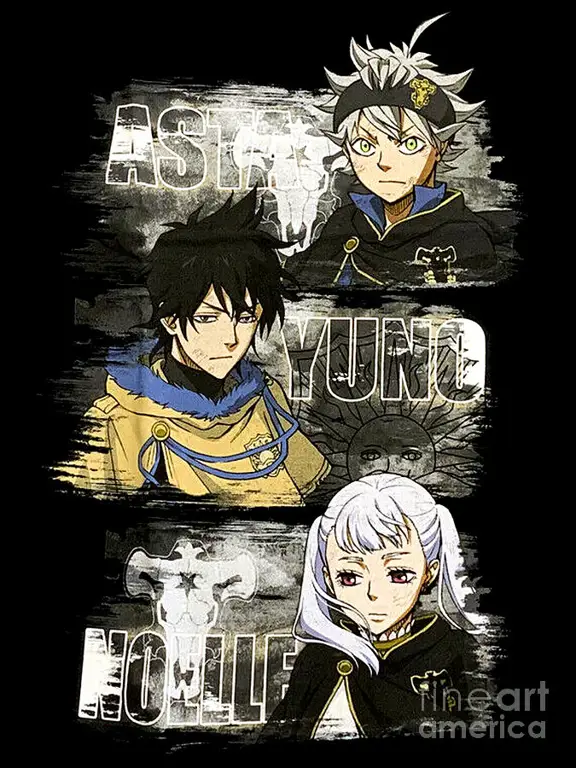 Asta dan Yuno, dua tokoh utama Black Clover