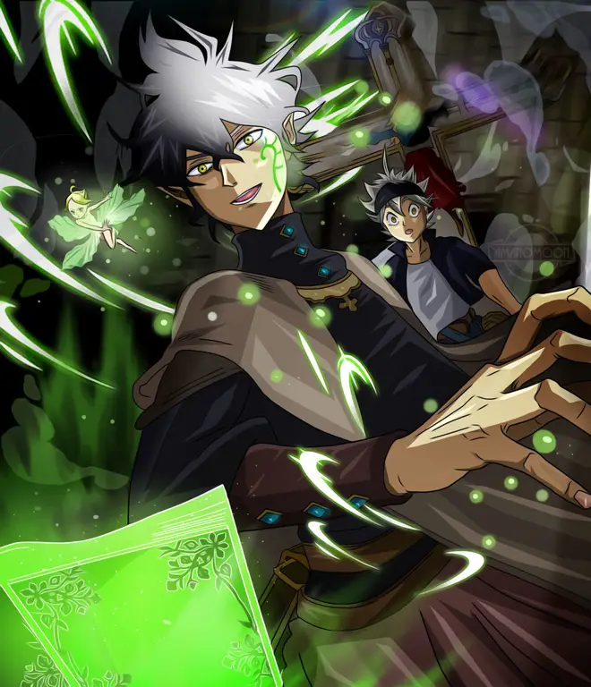 Karakter Asta dan Yuno dari Black Clover