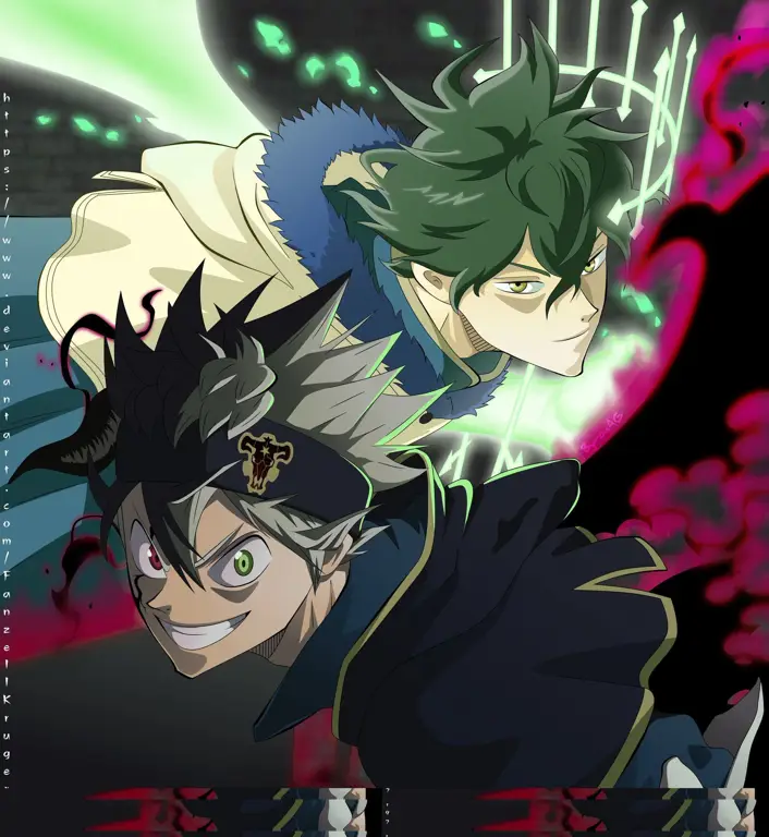 Asta dan Yuno dari Black Clover