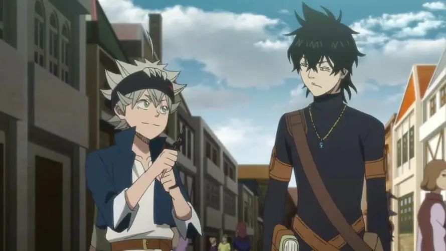 Asta dan Yuno dalam Black Clover