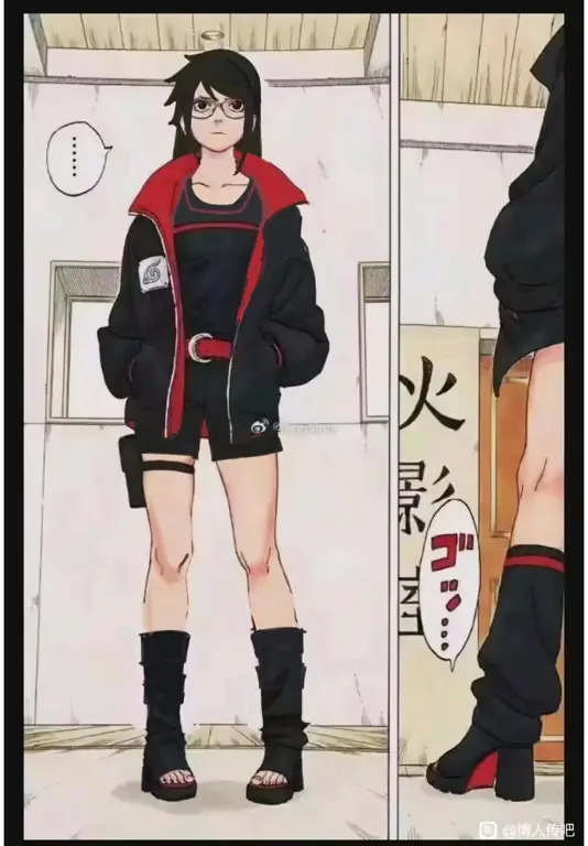 Gambar Boruto dan Sarada