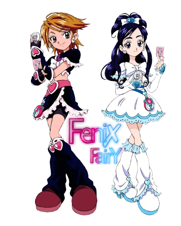 Cure Black dan Cure White bersama-sama