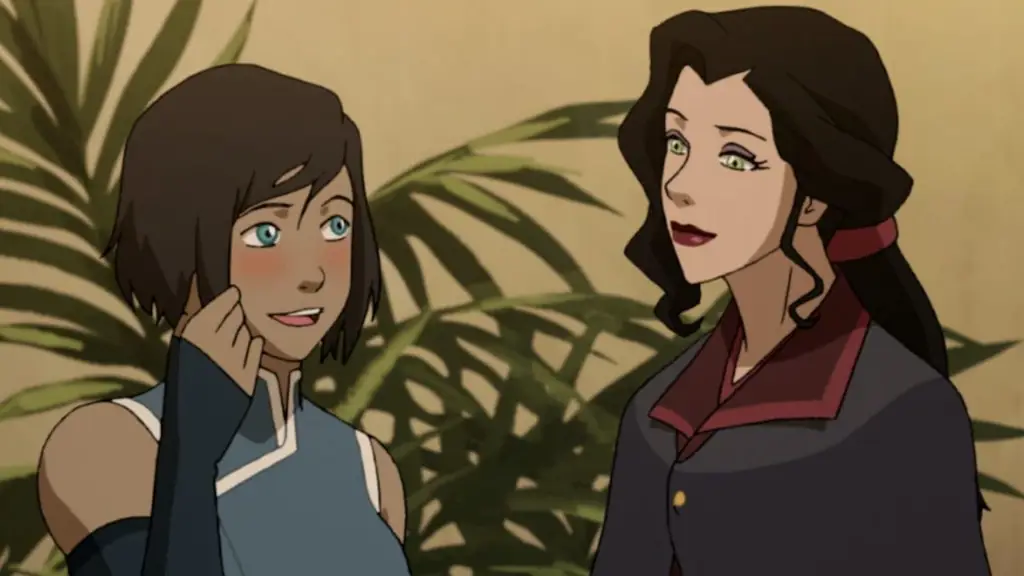 Korra dan Asami bersama