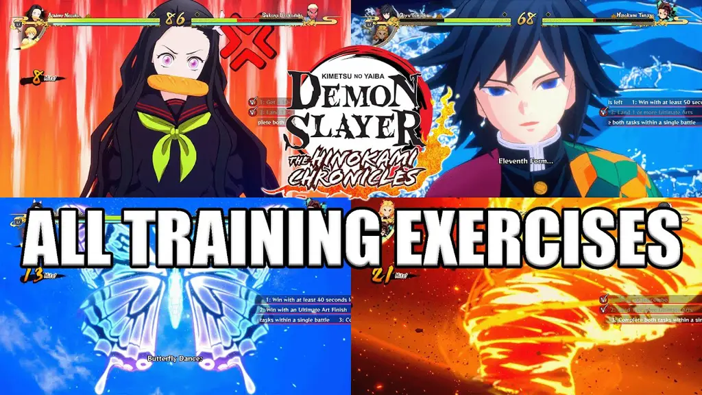 Para karakter Demon Slayer berlatih bersama