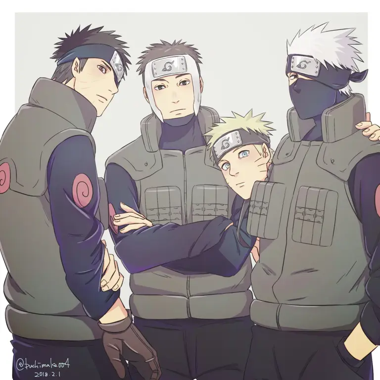 Yamato dan Naruto berbincang