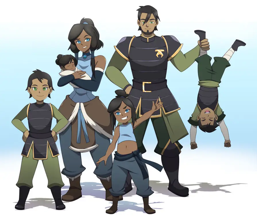 Korra dan teman-temannya berlatih pengendalian elemen