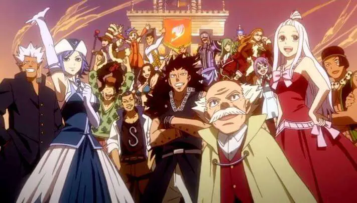 Momen emosional para karakter Fairy Tail