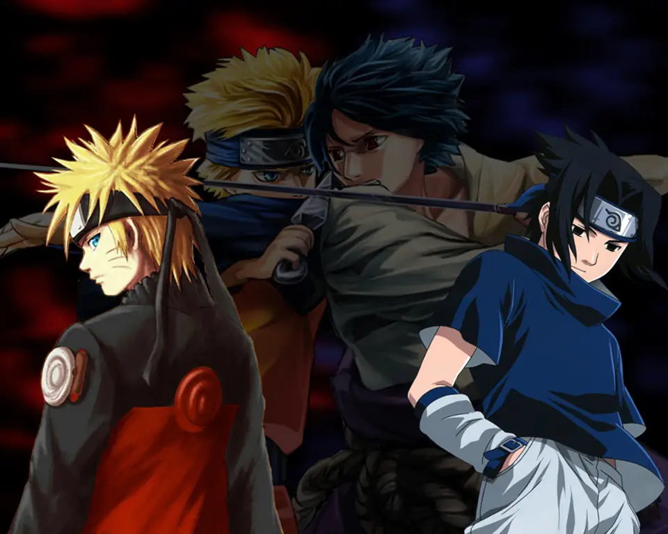 Gambar Naruto dan Sasuke