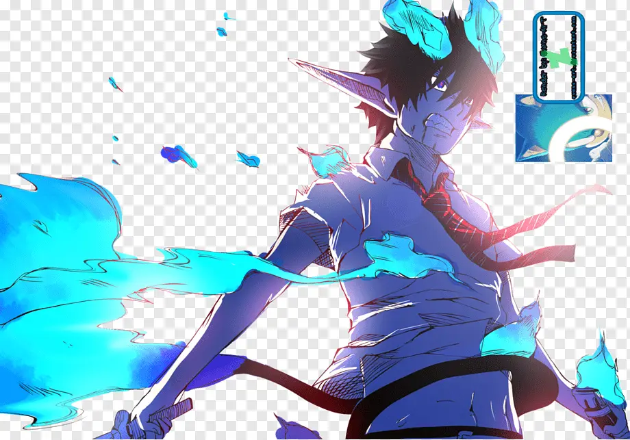 Rin dan Yukio Okumura, saudara kembar yang memiliki takdir berbeda dalam melawan kekuatan jahat.