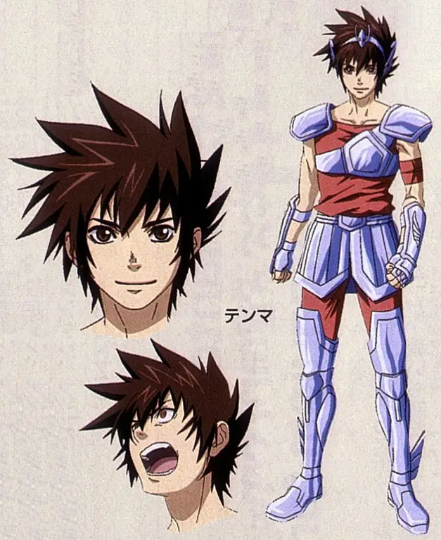 Tenma dan Alone dalam Saint Seiya The Lost Canvas