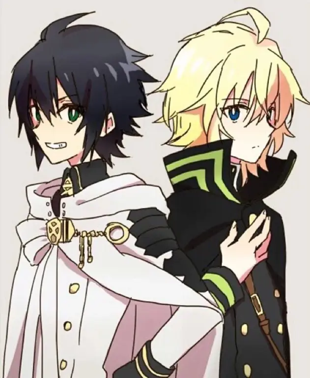 Yuichiro dan Mikaela, karakter utama dalam Owari no Seraph