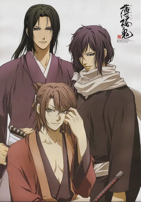 Okita Souji dan Hijikata Toshizo dalam Samurai X