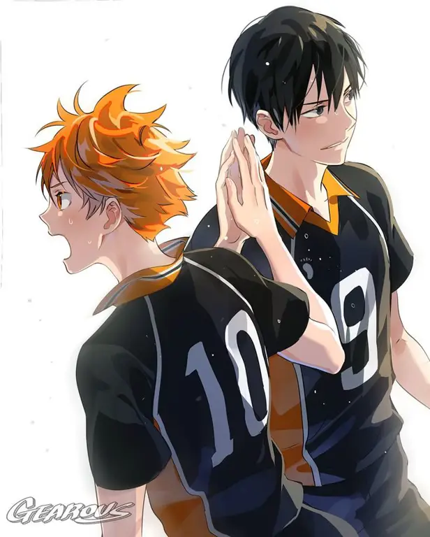 Hinata dan Kageyama, karakter utama Haikyuu!!