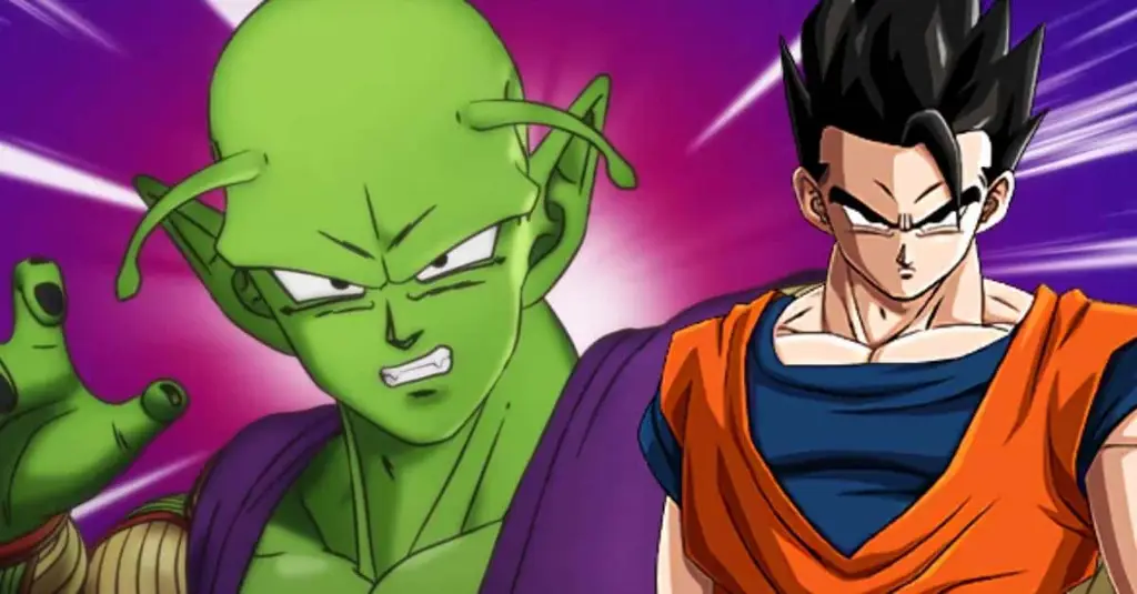 Gohan kecil dan Piccolo berlatih bersama