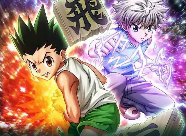 Gambar Gon dan Killua dari anime Hunter x Hunter