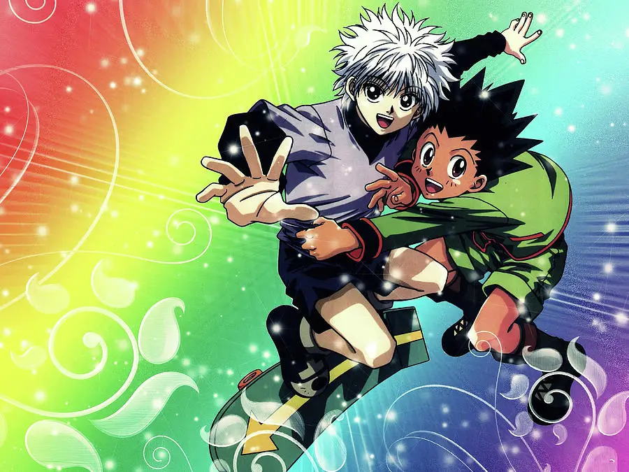 Gon dan Killua, dua sahabat yang selalu bersama dalam petualangan