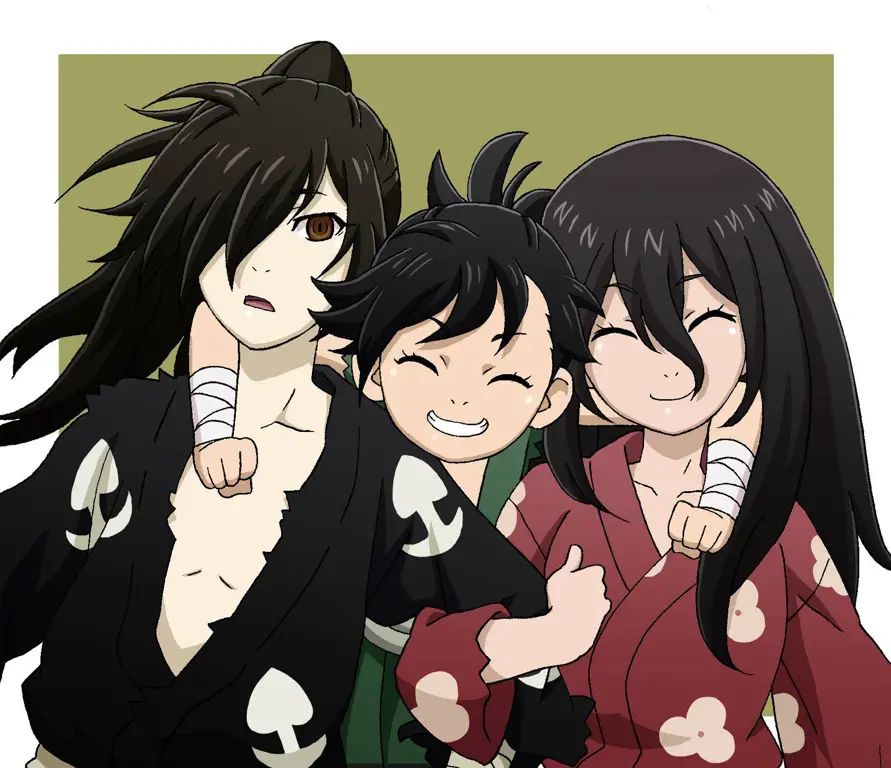 Gambar Hyakkimaru dan Dororo