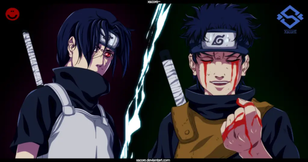 Gambar persahabatan Itachi dan Shisui