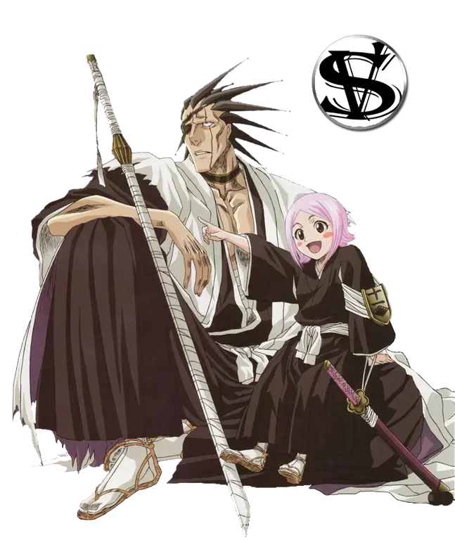 Gambar Kenpachi Zaraki dan Yachiru