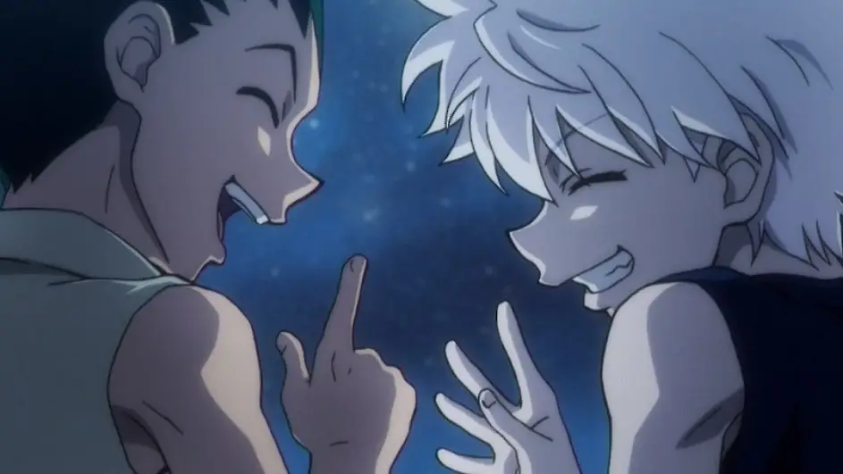 Killua dan Gon berteman