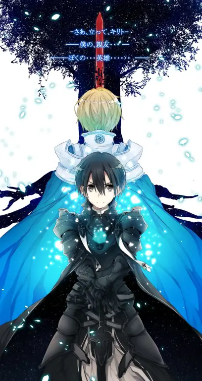 Gambar Kirito dan Eugeo dalam Sword Art Online Alicization