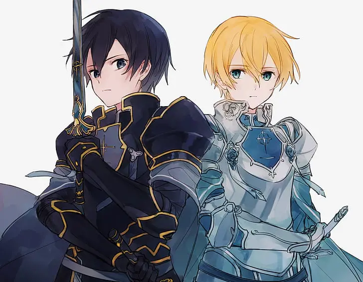 Kirito dan Eugeo dalam Sword Art Online Alicization