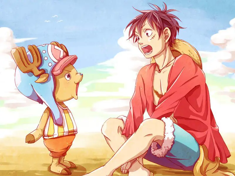 Gambar Luffy dan Chopper yang lucu dan menggemaskan