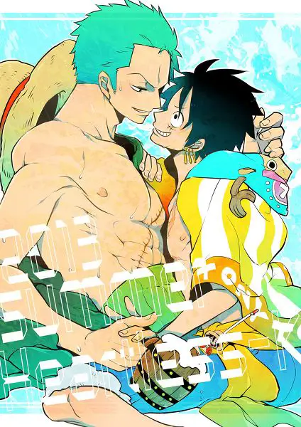 Gambar persahabatan Luffy dan Zoro