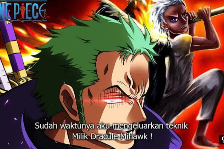 Gambar Luffy dan Zoro dalam episode 1076