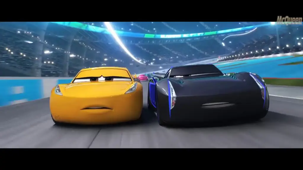 Mater dan Lightning McQueen, dua sahabat karib dalam film Cars