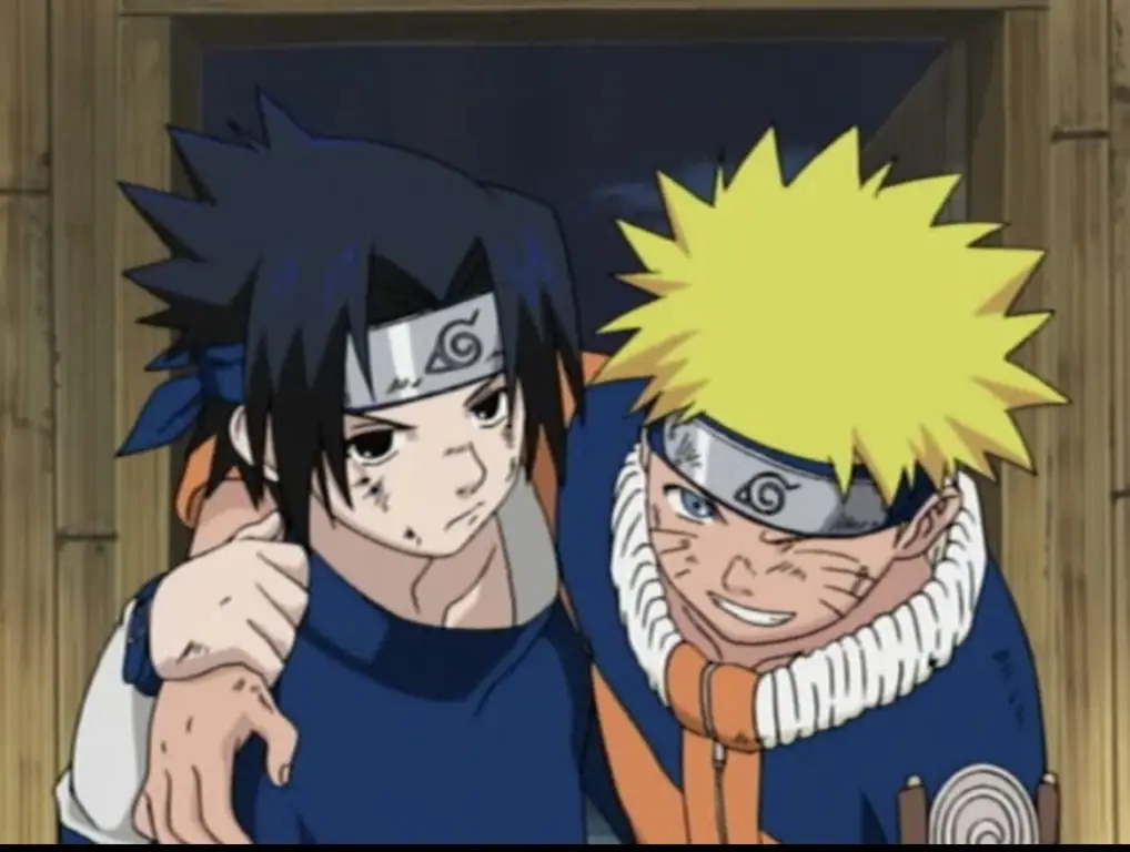 Naruto dan Sasuke bersahabat